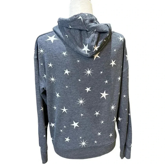 Wildfox Star Hoodie Blue White Size L - Picture 4 of 7